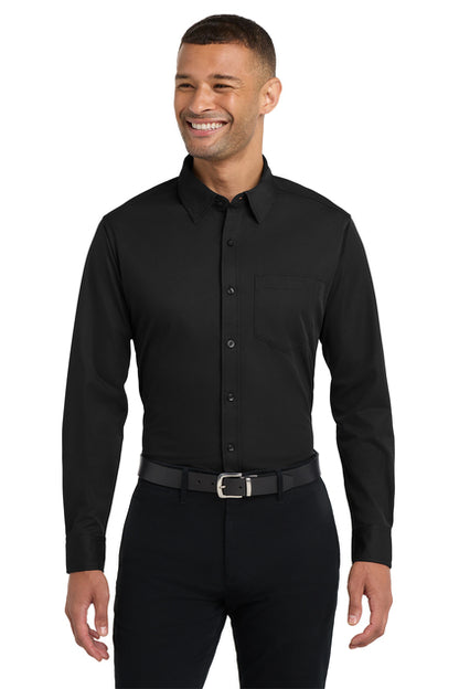 OMMO MERCH Premium Knit Dress Shirt