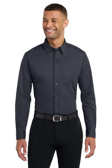 OMMO MERCH Premium Knit Dress Shirt