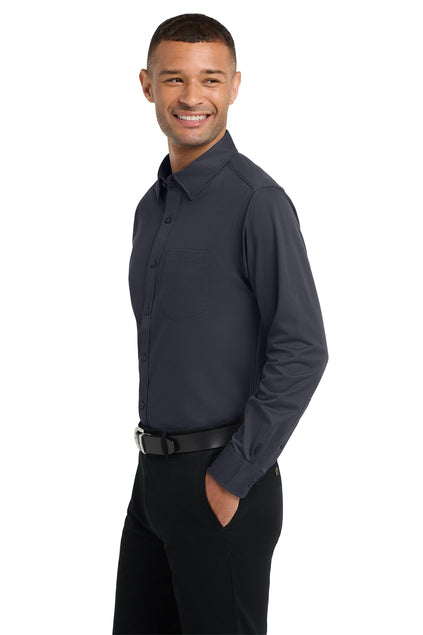 OMMO MERCH Premium Knit Dress Shirt