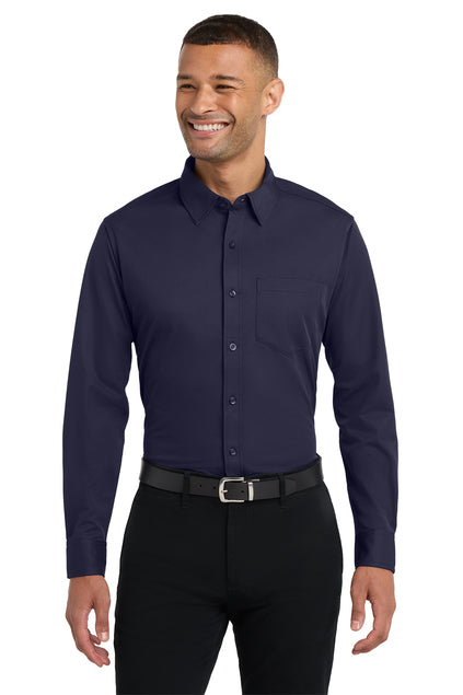 OMMO MERCH Premium Knit Dress Shirt