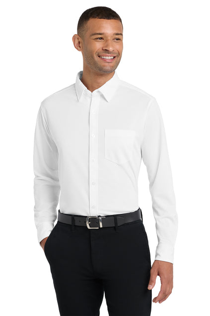 OMMO MERCH Premium Knit Dress Shirt