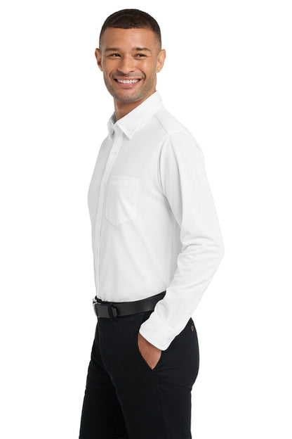 OMMO MERCH Premium Knit Dress Shirt