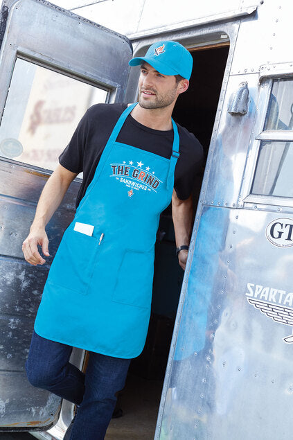 OMMO MERCH Full-Length Two Pocket Bib Apron
