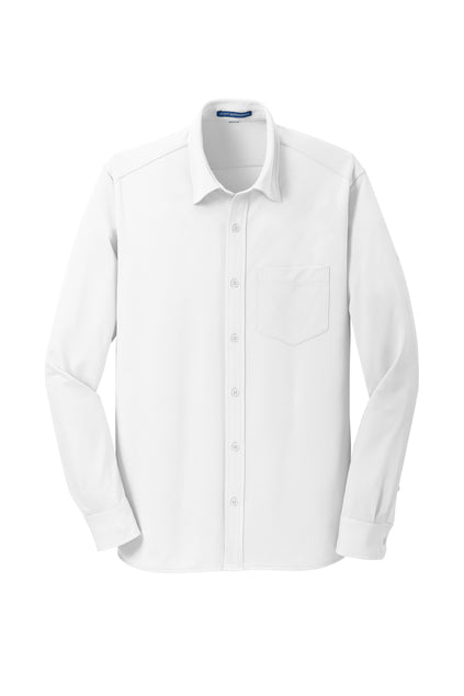OMMO MERCH Premium Knit Dress Shirt