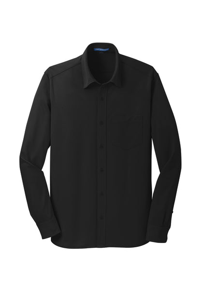 OMMO MERCH Premium Knit Dress Shirt