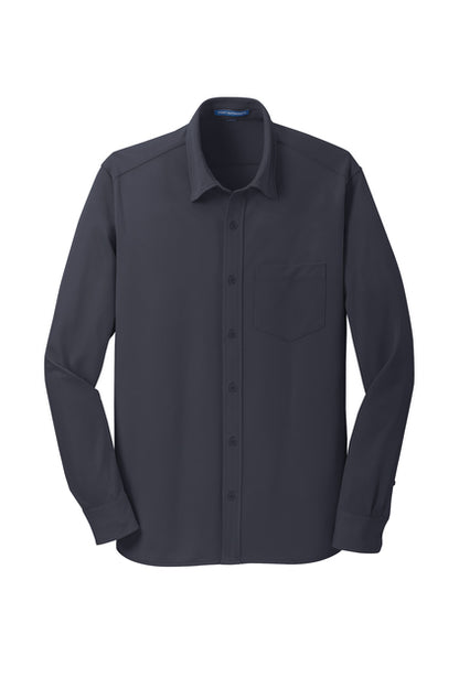 OMMO MERCH Premium Knit Dress Shirt