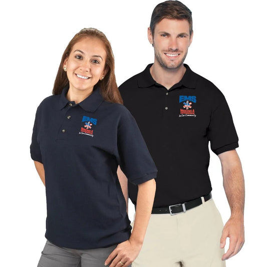 OMMO MERCH®  UNISEX PREMIUM RINGSPUN COTTON POLO