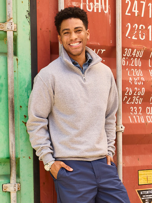 OMMO MERCH®  UNISEX QUARTER ZIP SWEATSHIRT