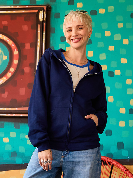 OMMO MERCH®  UNISEX FULL-ZIP HOODED SWEATSHIRT