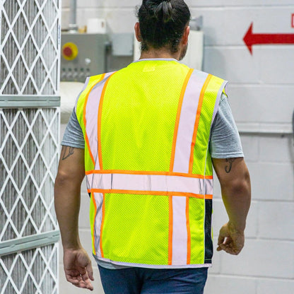 OMMO MERCH Safety Vest Zipper Mesh