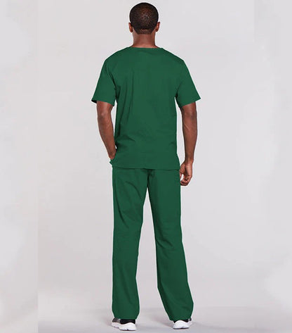 OMMO MERCH Unisex Half Sleeve Scrub Set 6 Pockets