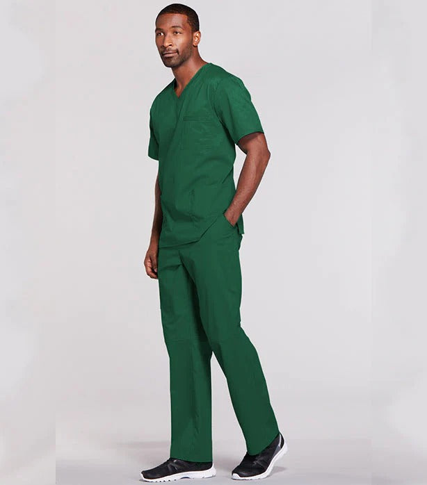 OMMO MERCH Unisex Half Sleeve Scrub Set 6 Pockets